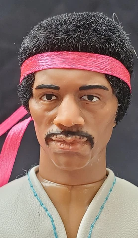Jimi Hendrix 8 Inch Classic Action Figure Toy MUSIC ICONS Mego Sealed  #4383 Cover
