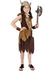 Smiffys Viking Girl Costume, Brown, M - 7-9 years