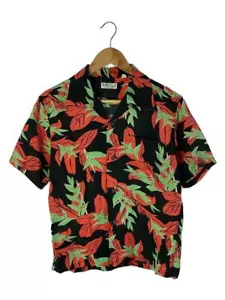 SUN SURF × JOURNAL STANDARD ALOHA Short Sleeve Shirts Rayon black S Used - Picture 1 of 7