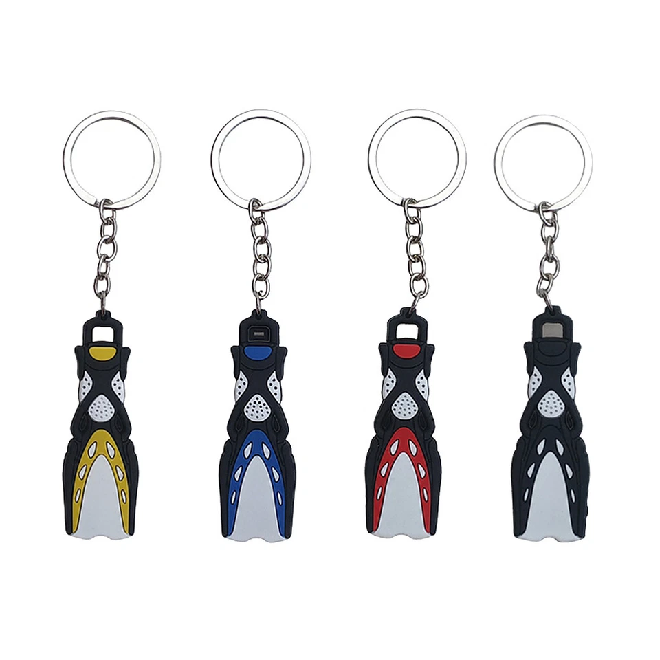Scuba Flipper Key Chain Schlüsselanhänger Charm Diver Geschenk für Autoschlüssel