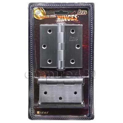Wholesale Lot bulk 304 Stainless Steel Heavy Duty Door Hinges 3.5"x3.5" Square - Image 1 of 2