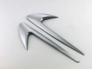 Chrome Side Fender Scoop Air Flow Vent Cover For C Class 205 C43 AMG C Class - Picture 1 of 5