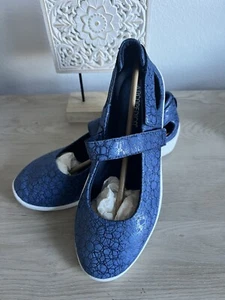 Arcopedico Women's L51 Mary Jane Shoes Liho Blue Sz 40 US 9 NEW Arch Support - Picture 1 of 7