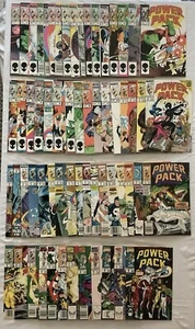 POWER PACK 1 - 62 COMPLETE SERIES ~ 1984 MARVEL ~HIGH GRADE ๐ PICS~ VERY FINE! - Picture 1 of 10