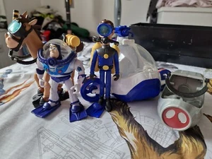 Toy Story Mattel Very Rare Aqua Adventure Figures Walmart Exclusive - Picture 1 of 9