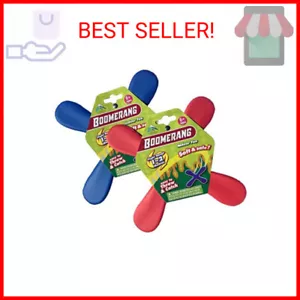 Indoor Boomerang 2 Pack - Great Beginner Boomerangs for Kids or Adults. Soft and - Picture 1 of 2
