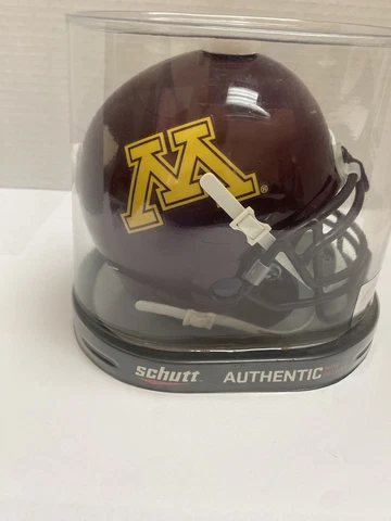 MINNESOTA GOLDEN GOPHERS NCAA SCHUTT AUTHENTIC MINI FOOTBALL HELMET Cover