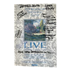 “Brooklyn Tabernacle Choir... LIVE” Choral Piano Book 1994 Carol Cymbala Worship - Picture 1 of 6