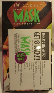 The Mask From Zero To Hero 1995 VHS Jim Carrey Watermark Factory Plastic VNTG 1s - Bild 1 von 8