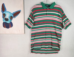 Vintage Polo Ralph Lauren Herren Poloshirt hell bunt gestreift Größe L - Bild 1 von 9