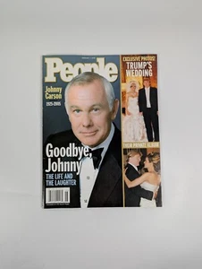 People Magazine February 7, 2005 Johnny Carson Donald Melania Trump Wedding - Picture 1 of 5
