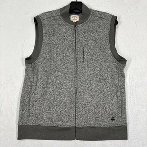 Brooks Brothers Red Fleece Full Zip Gray Vest. Men's M - Picture 1 of 9