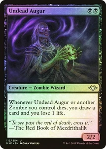 Undead Augur FOIL - 112/254 - Uncommon - Modern Horizons MH1 MTG - Picture 1 of 1