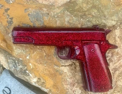 Réplica de pistola de arte Jezebell revólver de resina pistola pistola de exhibición Foto 1 de 4