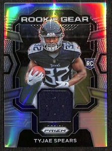 Tajae Spears 2023 Prizm Football RC Rookie Gear Patch #RG-TS Titans - Bild 1 von 2