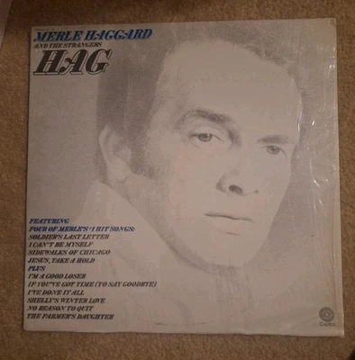 Vtg Capitol Records Merle Haggard And The Strangers HAG Germany Orig. LP 12" - Image 1 of 4
