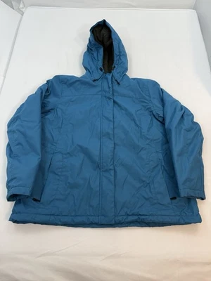 LL Bean Winter Warmer Coat Womens Fleece Lined Hooded Jacket Size XL Reg 271136 - Image 1 of 4