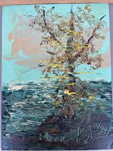 Morris Katz oil painting untitled see pics 12”x16” - Picture 1 of 6