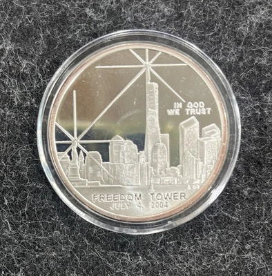 Gorgeous Mint Condition National Collector’s Mint 2004 Freedom Tower Coins - Image 1 of 4
