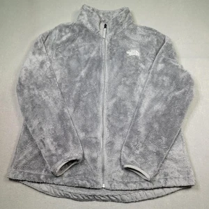 The North Face Giacca Donna 1X Pile Grigio Full Zip Peluche Pile Alto Sherpa - Foto 1 di 14