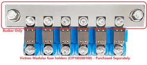 Victron Busbar to connect 6x Victron Modular fuse holders (CIP100200100) CIP1004 - Picture 1 of 3
