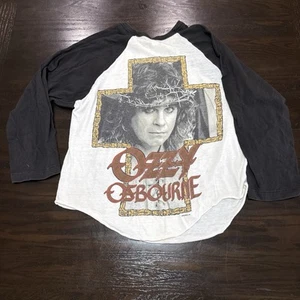 Ozzy Osbourne No Rest For The Wicked Tour Medium Double sided 1988 Long Beach - Picture 1 of 14