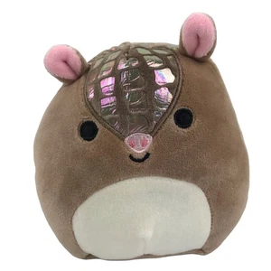Squishmallows Thompson Armadillo 5" Peluche Marrón Gris Metálico Kellytoy 2022 - Imagen 1 de 9