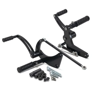 Black Forward Control for Harley 18-2024 Softail Standard Street Bob FXBB/FXBBS - Picture 1 of 9