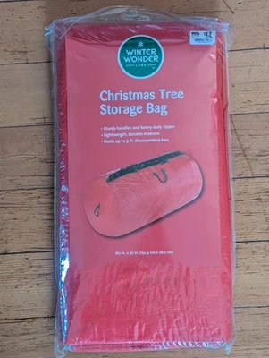 Winter Wonder Lane Christmas Tree Storage Bag, Holds unassembled 9ft Tree, NEW - Image 1 of 4