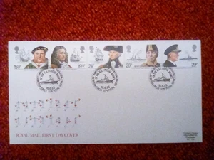 GB FDC ROYAL MAIL 1982 MARITIME HISTORY R.A.F. MARINE BRANCH BFPS1779 P/MARK - Picture 1 of 1