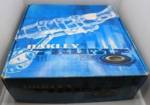 Gafas de sol Oakley Thump vintage negro iridio/marco negro mate 256 mb, ¡en caja! - Imagen 1 de 22