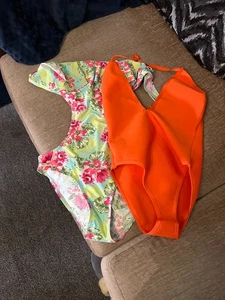 Bundle of two ladies swimming costumes, size 12 one BNWT - Picture 1 of 3