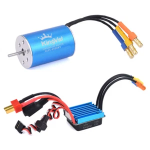US STOCK KingVal 2435 Sensorless Brushless Motor + 25A ESC for 1/16 1/18 RC Car - Picture 1 of 13