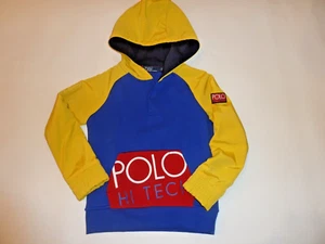Boys Girls POLO RALPH LAUREN Hi Tech Pullover Hoodie Sweatshirt Sz 6 years - Picture 1 of 5
