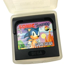 Sonic The Hedgehog Sega Game Gear carrello plastica solo custodia plastica non testato - Foto 1 di 4