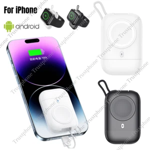 Portable Charger Wireless Power Bank For iWatch Series/iPhone/Android/Samsung - Picture 1 of 14