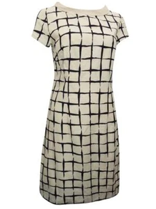 Grace Ivory Pure Cotton Shift Dress size 10 12 14 16 18 - Picture 1 of 4
