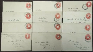 NEW ZEALAND 1912/36 1d. POSTAL STATIONERY ENVELOPES (x12) (ID:30/D58921) - Picture 1 of 1