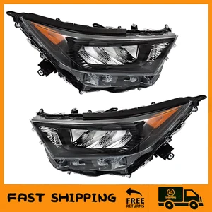 Headlight Assembly For 2019-2022 Toyota RAV4 LE XLE LED Black Left+Right Side - Picture 1 of 11