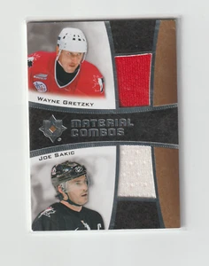 UD Team Canada Ultimate Hockey Game Used 2015-16 Wayne Gretzky Joe Sakic EX - Picture 1 of 2