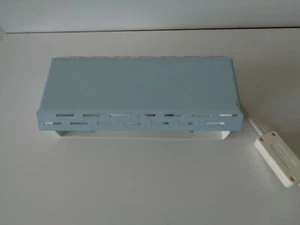 Retro modernist Dutch bed side Pastel / Baby Blue lamp - Bild 1 von 9