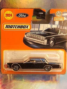Diecast 1:55 MATCHBOX 1964 LINCOLN CONTINENTAL mint in box 21/100 - Foto 1 di 6