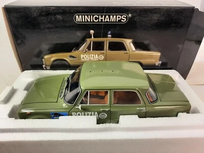Minichamps Alfa Romeo Giulia POLIZIA 1970 1/18 180120991 - Immagine 1 di 4