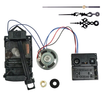 Quartz Wall Clock Swing Mechanism Music Box Movement Chime DIY Repair Kits Set - Image 1 of 4