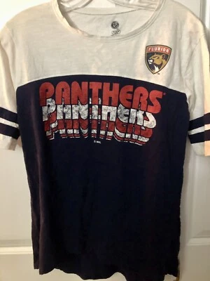 Camiseta mediana para mujer Florida Panthers azul Foto 1 de 4