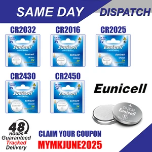 CR2032 Coin 2025 2016 2430 2450 3V Zelle DL BR Lithium Eunicell Batterie - Bild 1 von 6