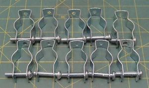 10pk. Halex #1 ACC Zinc-Plated Steel Conduit & Pipe Hangers 3/4" EMT, 3/4" H.W. - Picture 1 of 3