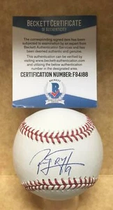 JOSE PERAZA CINCINNATI REDS SIGNED AUTOGRAPHED M.L. BASEBALL BECKETT F94188 - Picture 1 of 2