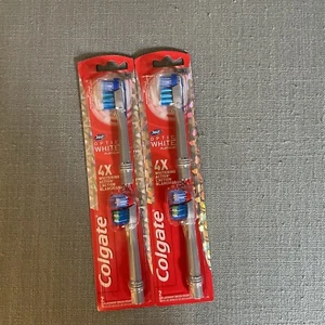 2 Pk Colgate 360 Optic White Platinum 2 Toothbrush Replacement Heads SOFt L8E - Picture 1 of 1