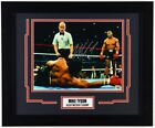 Mike Tyson Heavyweight Boxing Champ Framed 19x23 Signed Autograph Photo  COA
